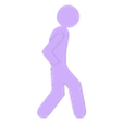 Stickman_Mains_dans_les_poches.stl Stickman Mains dans les Poches.