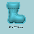 size.png Christmas Boots - Molding Arrangement EVA Foam Craft