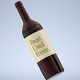 Assembly1.png Best Dad Ever Wine bottle gift box