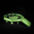 Spool-Landing-Pad-4.jpg Sci Fi Recycled Filament Spool Landing Pad Scenery