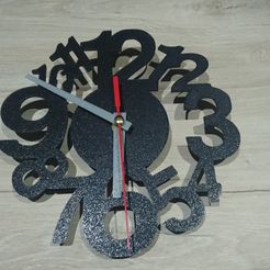 DSC_0586.JPG STL file Modern Wall Clock・3D printing idea to download