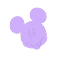 Mickey mold.stl MICKEY MOUSE MOLD FOR CAKES