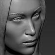 21.jpg Bella Hadid bust 3D printing ready stl obj formats