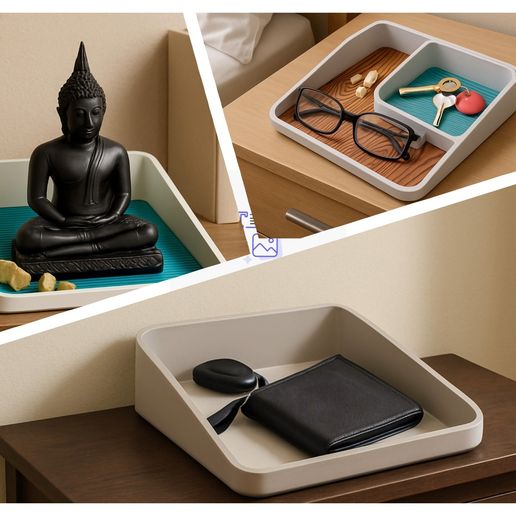 Versatile decorative tray