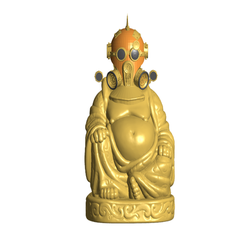 SPfront.png Бесплатный STL файл Steampunk Buddha・Дизайн 3D принтера для загрузки