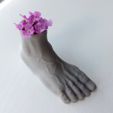 Foot-Vase-Moad-STL-Make-02.jpg Foot Vase Vase - Foot Penholder - Pies Pies Macetero - Anatomical Sculpture