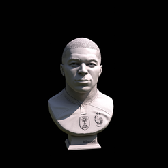 untitledfs3123df.png Kylian Mbappe 3D Bust for printing