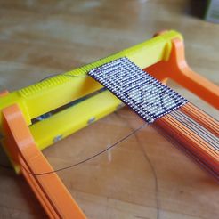 20160618_150049.jpg Free 3D file Bead weaving loom・3D print model to download