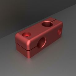 ClampNew.jpeg STL file 90 DEGREE 15MM ROD CLAMP・3D printer model to download
