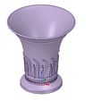 Vase24-13.jpg vase cup vessel v24 for 3d-print or cnc
