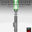 ALE-LUKE-ROTJ-HERO-FULL.jpg Люк Скайуокер ROTJ HERO LIGHTSABER 3D печатная модель