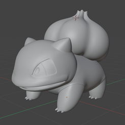 angle.png Archivo 3D Figura imprimible en 3D de Pokemon Bulbasaur a tamaño real・Design para impresora 3D para descargar