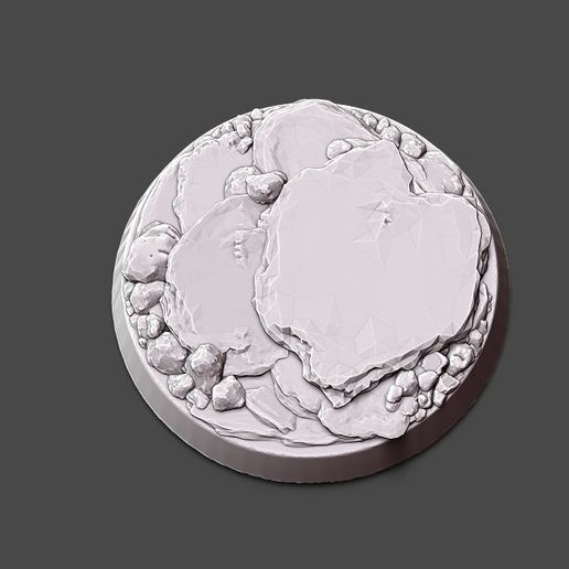 ZBrush-ScreenGrab01_0011_Arrière-plan-copie.jpg Set of 13 Textured bases - rock variations - 32 mm