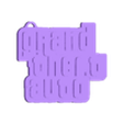 GTALogo.stl Grand Theft Auto Logo Keychain