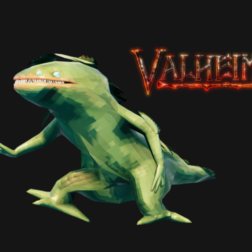 VALIEM MONSTER MOUTH GLUTTONY（BOWLNECK） 👹 Valheim Neck・Free STL File for ・Cults