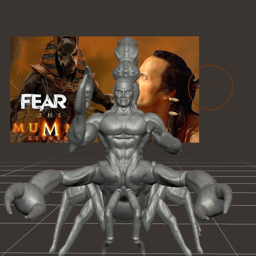 Scorpion king the rock 3D model