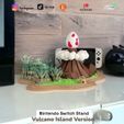 PhotoRoom_20230616_175541.jpeg Nintendo Switch Stand - Zelda Vulcano Island Version (Cocolint Island)