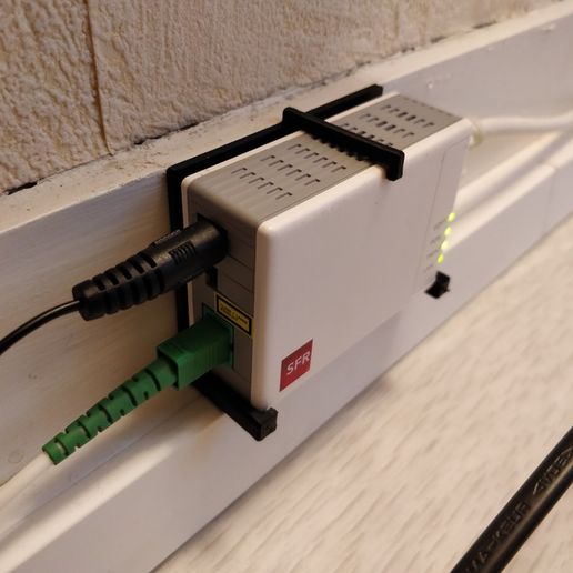 Support pour boitier ONT SFR 3D model