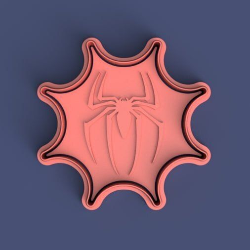 cutter + spiderman cookie cutter / spiderman cookie cutter 3D model