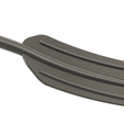 paddle_v14 v10-03.png A real paddle blade for a rowing oar boat for 3d print cnc
