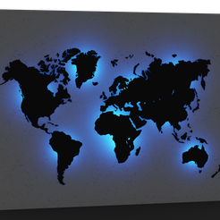 sikkerhed Smelte ansvar World Map best 3D printing models・60 designs to download・Cults