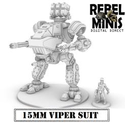 fi: $ DIGITAL DIRECT [ 15MM VIPER SUIT 15mm (1/100th Scale) Earth Force Viper Suit