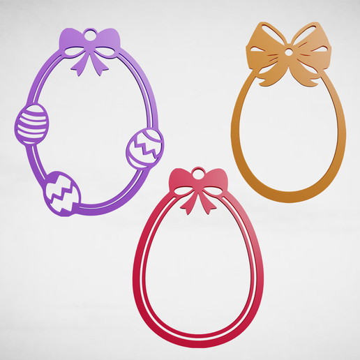 pendants x3 3D model