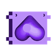 Box2.stl Free STL file Heart-shaped bath bomb mold・3D printing idea to download
