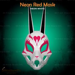 1.jpg Red Mask from Neon White Game - Fan Art 3D print model