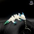 IMG_49342.jpg Skeleton Dragon Keychain - Articulated, Print in Place - No Supports