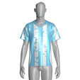 Argentina-Sky-Blue-Stripe-Athletic-Jersey_6.png Argentina Maglia atletica a strisce blu cielo | Marvelous / Clo3d / obj / fbx