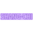 WhiteGoldRed - Shang-Chi v1.stl 3D MULTICOLOR LOGO/SIGN - Shang-Chi and the Legend of the Ten Rings (3 Variations)