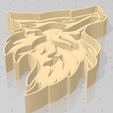 lobo2.2.png Wolf cookie cutter