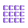 pigtail_numbers-25-36.stl X-connect pigtail marker