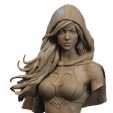 20.545.png Magdalena Bust 3D Print