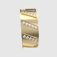 rotating_60.png Modernes geometrisches Band Ring 3D-Druck