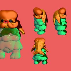 goldfish-kaiju-2.jpg Fichier STL POISSON D'OR KAIJU・Plan pour impression 3D à télécharger