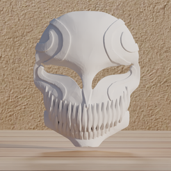 0001.png Fichier STL Fichier : Cosplay Inspiration Bleach Hollow masque au format numérique・Objet pour impression 3D à télécharger