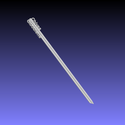 Chives-Ciboulette.png Fichier STL Étiquette de jardinage (Anglais-Français) - Ciboulette・Design pour impression 3D à télécharger