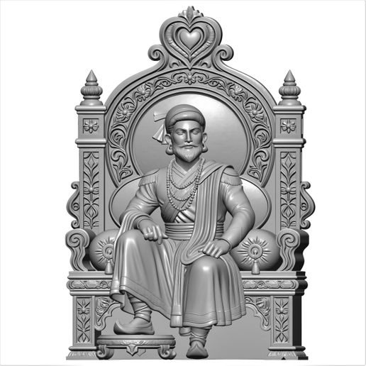 chhatrapati shivaji 3d drawing