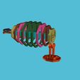 guide4.jpg Файл STL Шарнирный гибкий робот-паук тарантул 3D головоломка・Шаблон для загрузки и 3D-печати