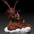 Preview01.jpg Shang Chi and Dragon Diorama - Marvel 3D print model