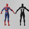 Spiderman0010.png Spiderman Lowpoly Rigged