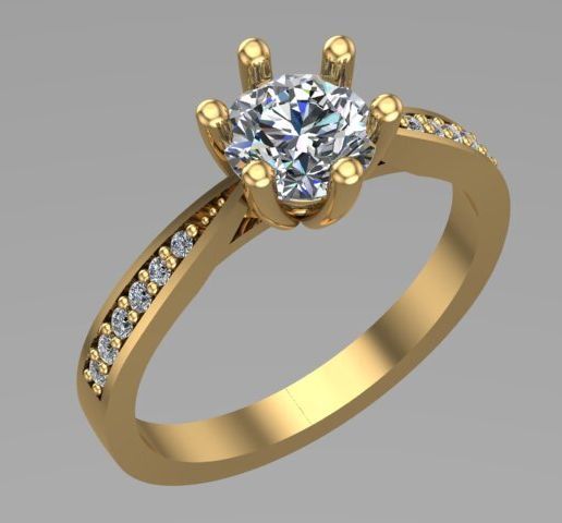 Anillo solitario