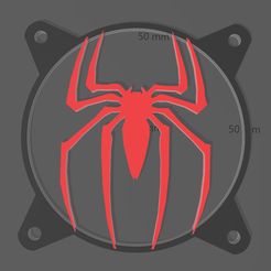 spiderman.jpg fan cover / fan grille Spiderman