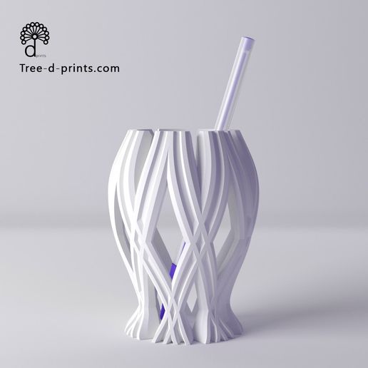 Lotus Pen Vase (Desktop Stand) 3D model
