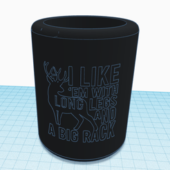 LongLegs.png Файл STL Long Legs and a Big Rack Beer Can Koozie・Модель для загрузки и 3D-печати
