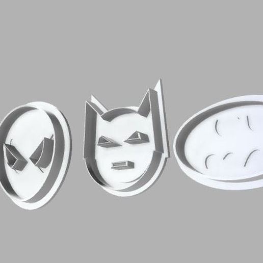 Cookie Cutter Superhero 3D model