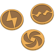 LTTP Medallions 8.PNG Bombos, Ether, and Quake Medallions and Coasters (LTTP)