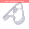 Letter_A~4.5in-cookiecutter-only2.png Letter A Cookie Cutter 4.5in / 11.4cm